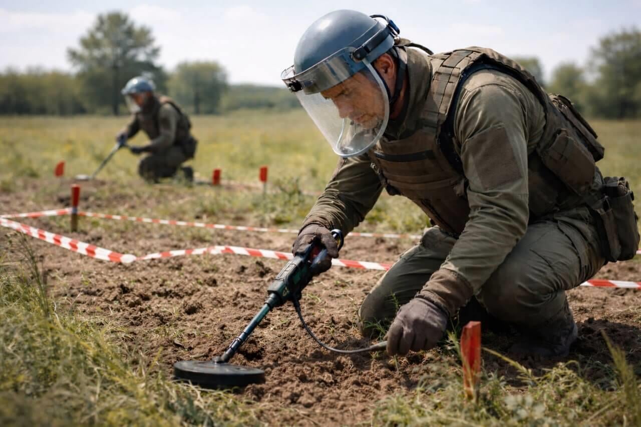 Оператор по поиску взрывоопасных предметов (сапёр)