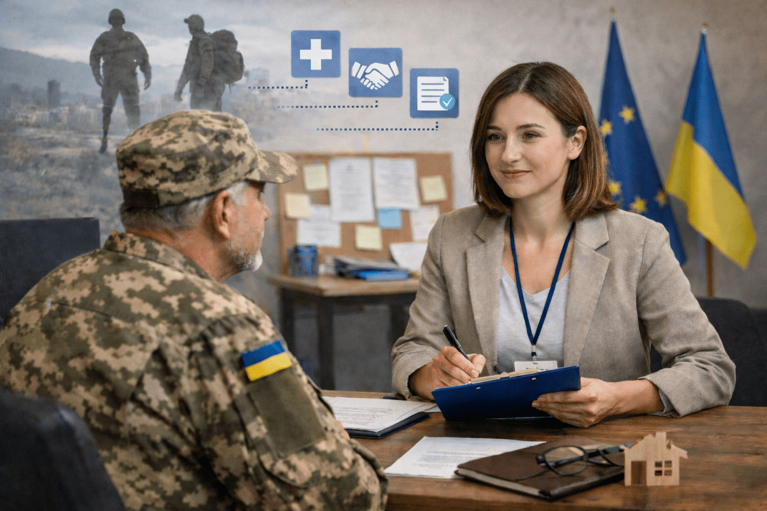 Нова професія в Україні: Фахівець із супроводу ветеранів війни та демобілізованих осіб